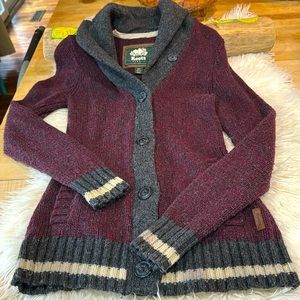 Roots cabin cardigan